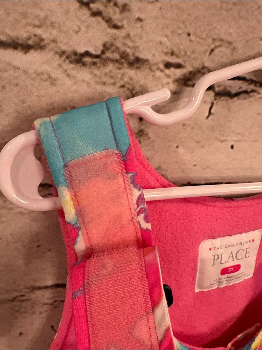 The Children's Place Pink Tie-Dye Snow Bibs